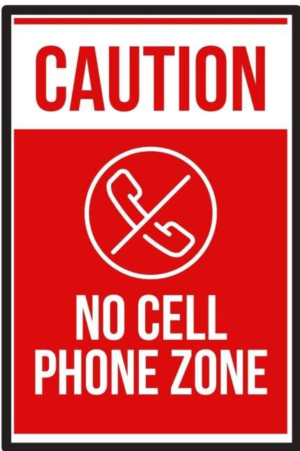 Phone Zone Unframed Wall Decor Poster
