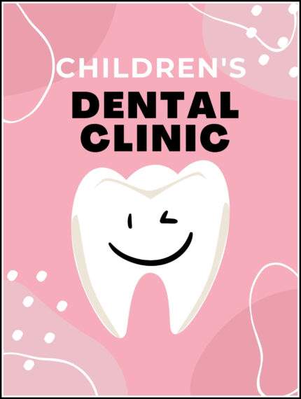 Children Dental Clinic Wall Decor Poster