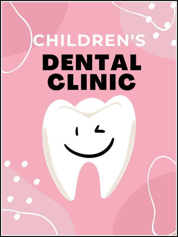 Children Dental Clinic Wall Decor Poster