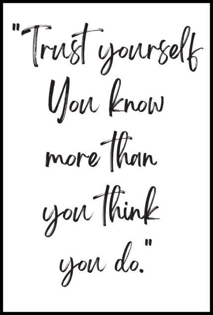 Think You Do Wall Decor Poster