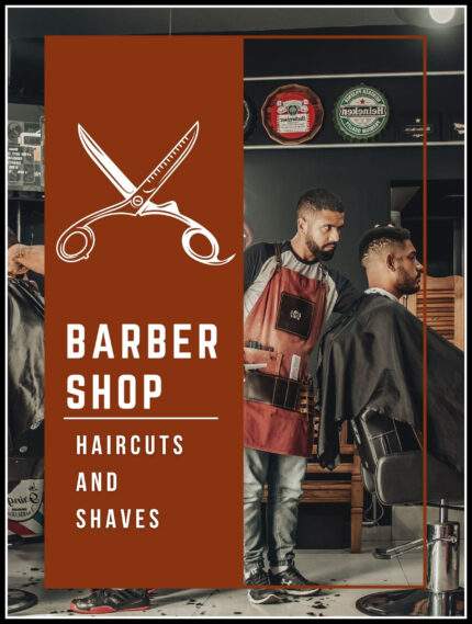 Barber Shop Wall Decor Poster SMI60