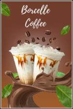 Borcelle Coffee Wall Decor Printed Poster 12 X 18 Inchs KAM126